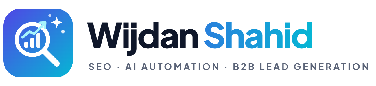 Wijdan Shahid – SEO, AI Automation & B2B Lead Generation logo